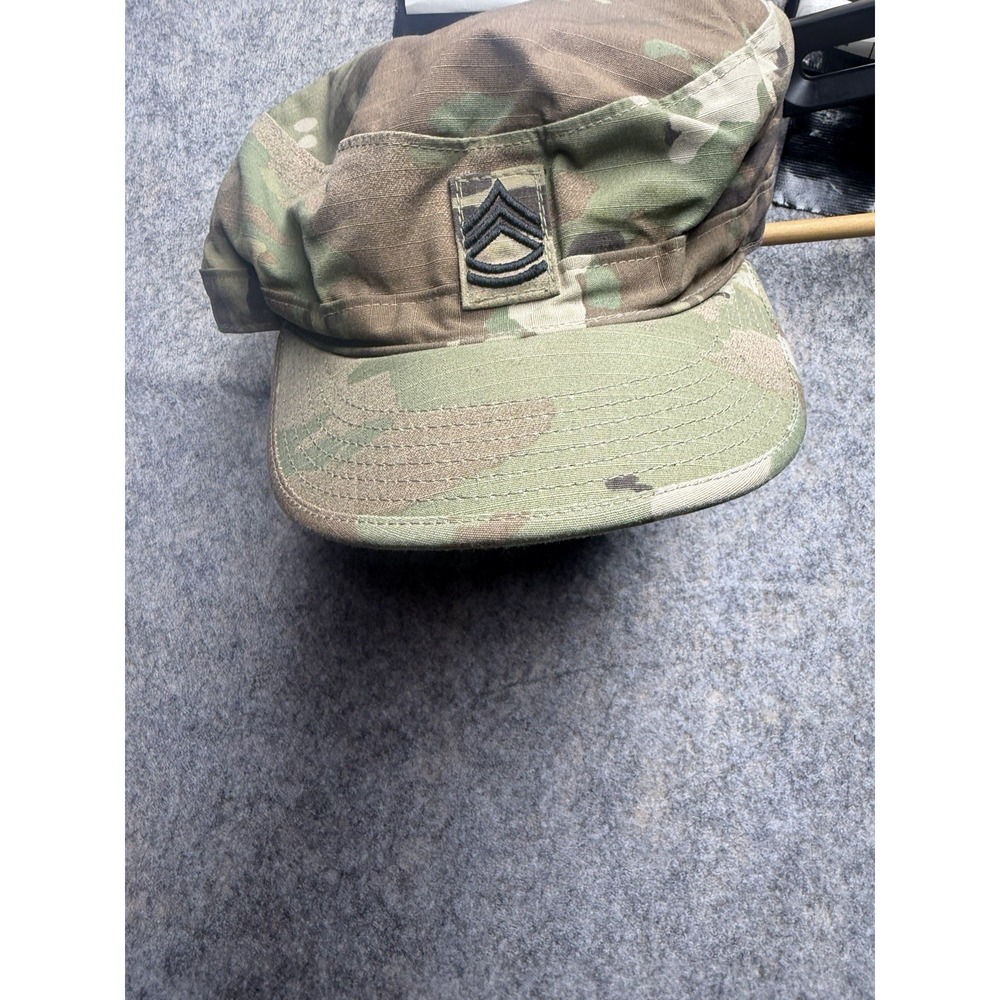 US Military Issue Multicam OCP Camouflage Army‎ Patrol Cap Hat Size 7-3/8
